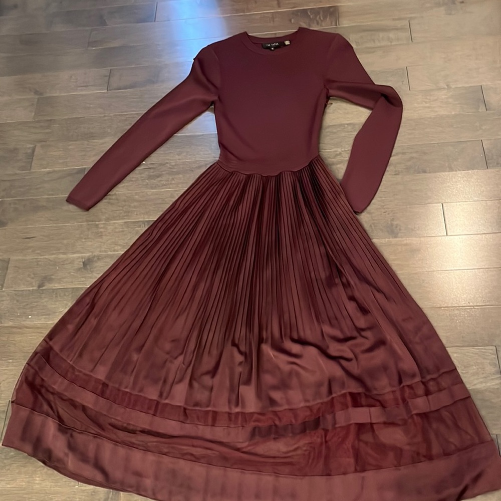 Maroon Ted Baker Dress